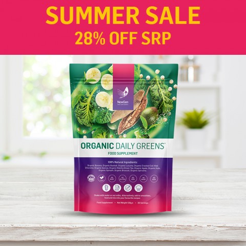 Organic Daily Greens - Summer sale saving 28% off our SRP